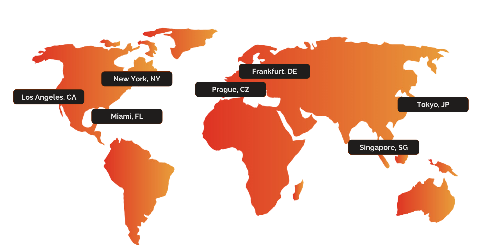 Cheap Minecraft DDoS Protection Global Locations Map